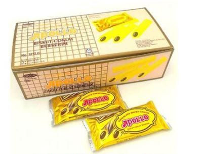 Apollo Stick Wafer Chocolate 36 ( 12 x 11g)